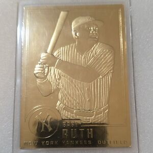 Gold Baseball Card